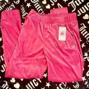 Juicy Couture velour joggers